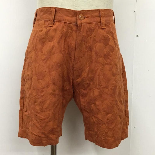 キャリー CALEE パンツ ショートパンツ M 総柄 橙 / オレンジ /  メンズ USED 古着 中古 10091665