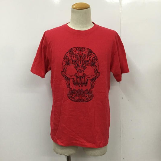 スタンダード カリフォルニア STANDARD CALIFORNIA Tシャツ 半袖 Another Heaven L ロゴ、文字 赤 / レッド /  メンズ USED 古着 中古 10091668