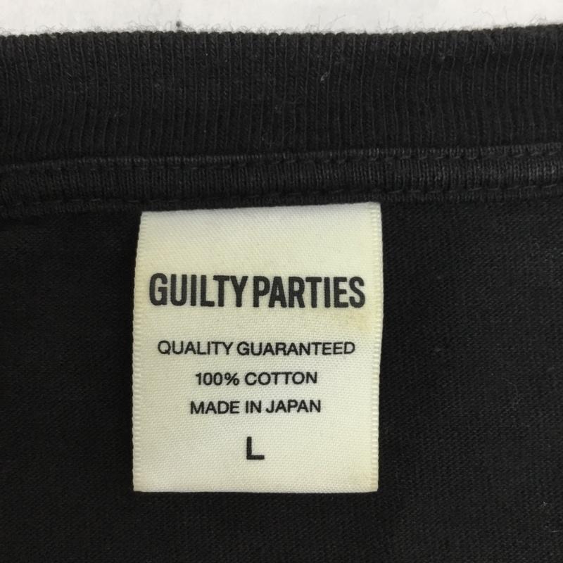 ギルティーパーティーズ GUILTYPARTIES Tシャツ 半袖 WACKO MARIA 春画 バックプリント L プリント 黒 / ブラック /  メンズ USED 古着 中古 10091670