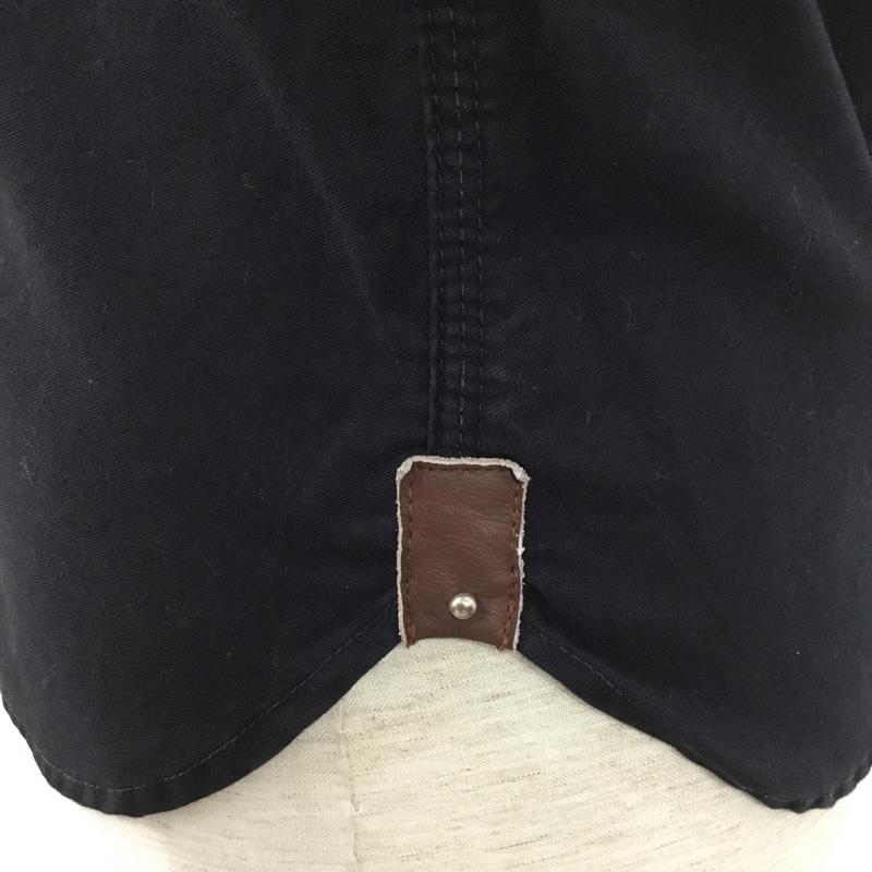 フラットヘッド The Flat Head シャツ、ブラウス 長袖 LOT-HMS-01W HARD BIRD ワークシャツ ミリタリー 36 ロゴ、文字 黒 / ブラック /  メンズ USED 古着 中古 10091684