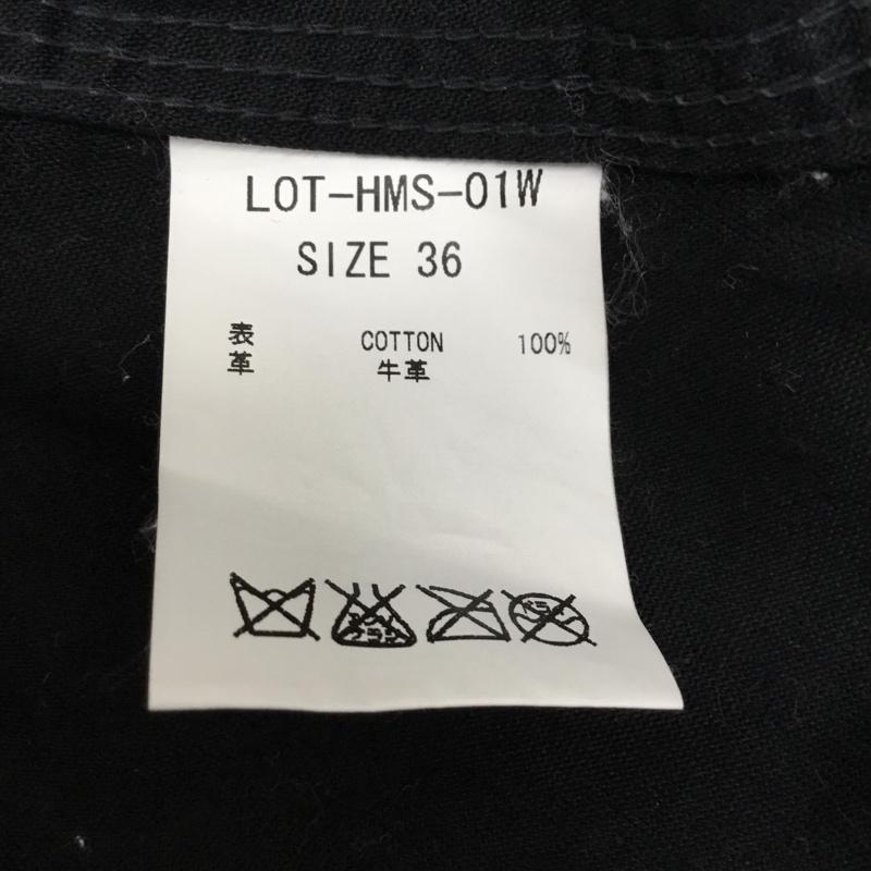 フラットヘッド The Flat Head シャツ、ブラウス 長袖 LOT-HMS-01W HARD BIRD ワークシャツ ミリタリー 36 ロゴ、文字 黒 / ブラック /  メンズ USED 古着 中古 10091684