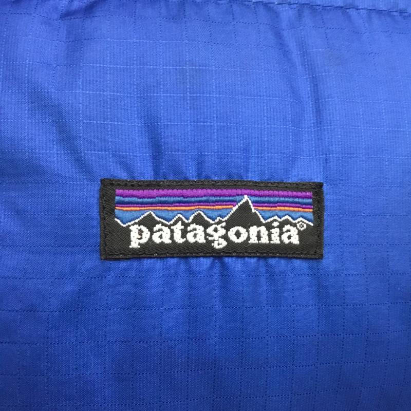 パタゴニア patagonia ベスト ベスト 84631F7 ダウンベスト S ロゴ、文字 青 / ブルー /  メンズ USED 古着 中古 10091698