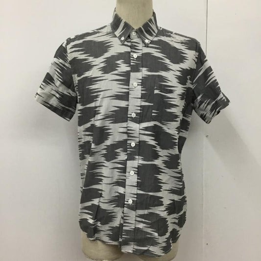 サタデーズサーフニューヨークシティー SATURDAYS SURF NYC シャツ、ブラウス 半袖 BBG-1514-A ボタンダウン S 総柄 灰 / グレー / X ダークグレー / ダークグレー /  メンズ USED 古着 中古 10091714