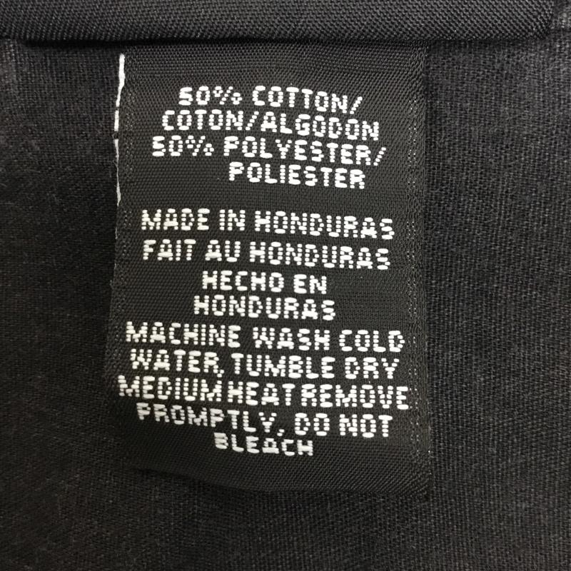 ヒルトン HILTON シャツ、ブラウス 半袖 ボーリングシャツ M ワンポイント 黒 / ブラック /  メンズ USED 古着 中古 10091715