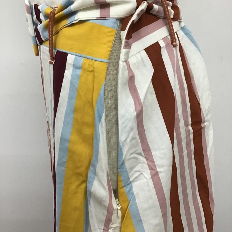 ザラティーアールエフ ZARA TRF スカート ロングスカート ストライプロングスカート フレアスカート M ストライプ マルチカラー / マルチカラー /  レディース USED 古着 中古 10091758