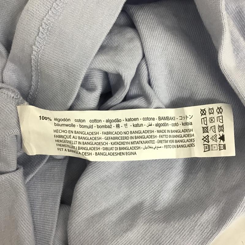 ザラ ZARA カットソー 長袖 1044 156 403 襟付き ビッグカラー M 無地 水色 / ライトブルー /  レディース USED 古着 中古 10091763