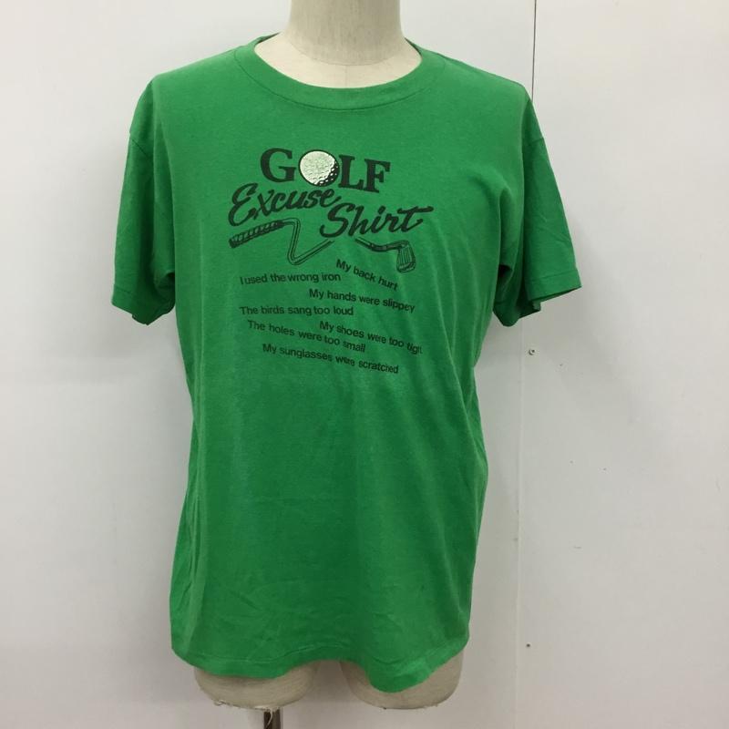 古着 USED Tシャツ 半袖 ゴルフ XL プリント 緑 / グリーン /  メンズ USED 古着 中古 10091783