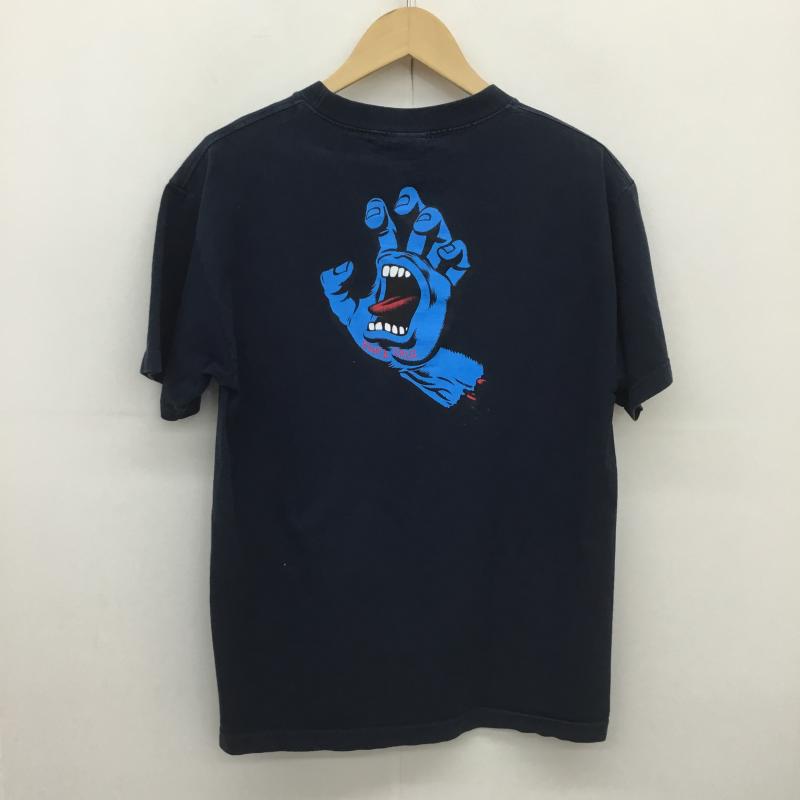 サンタクルーズ SANTA CRUZ Tシャツ 半袖 90~00s　NHSボディ メキシコ製 M プリント X キャラクター 紺 / ネイビー /  メンズ USED 古着 中古 10091808