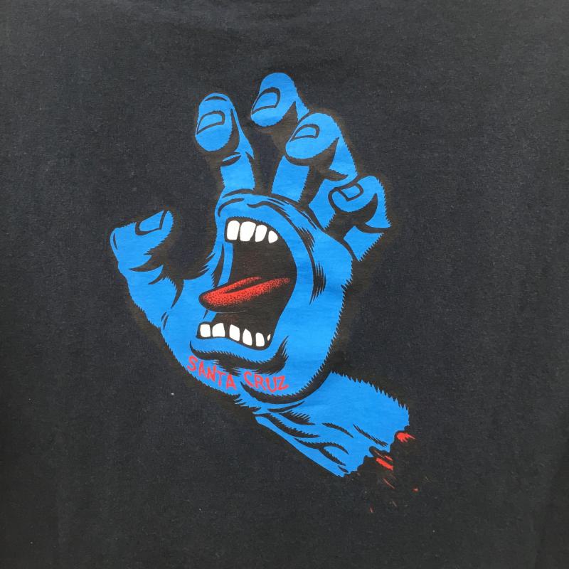 サンタクルーズ SANTA CRUZ Tシャツ 半袖 90~00s　NHSボディ メキシコ製 M プリント X キャラクター 紺 / ネイビー /  メンズ USED 古着 中古 10091808