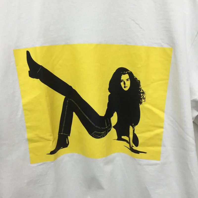 カルバン・クライン Calvin Klein Tシャツ 半袖 Raf Simons期 ラフシモンズ　Andy Warhol アンディ・ウォーホル M プリント X キャラクター 白 / ホワイト /  メンズ USED 古着 中古 10091836