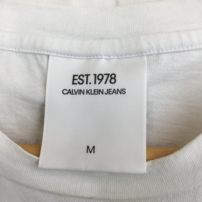 カルバン・クライン Calvin Klein Tシャツ 半袖 Raf Simons期 ラフシモンズ　Andy Warhol アンディ・ウォーホル M プリント X キャラクター 白 / ホワイト /  メンズ USED 古着 中古 10091836