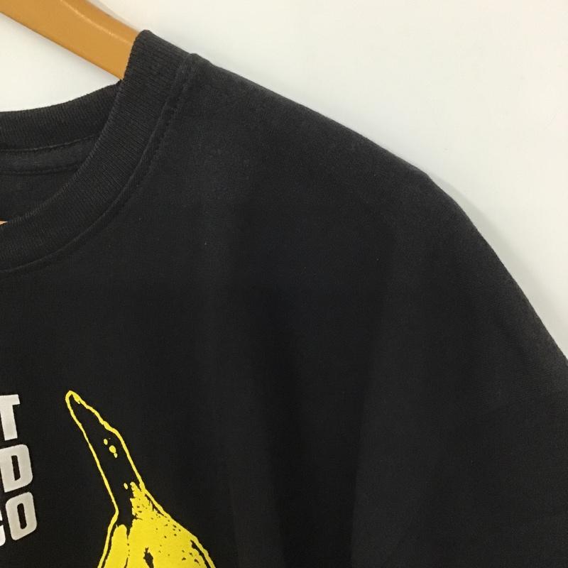 古着 USED Tシャツ 半袖 movie music andy warhol banana contemporary バナナ XL プリント 黒 / ブラック /  メンズ USED 古着 中古 10091872
