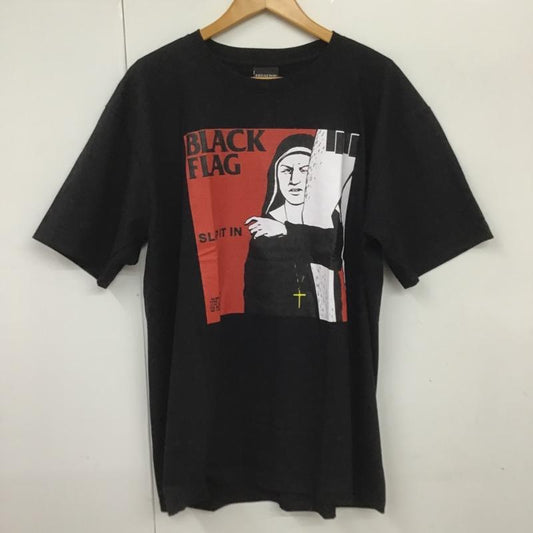 古着 USED Tシャツ 半袖 movie music バンドTシャツ プリントT BLACK FLAG SLIP IT IN XL プリント 黒 / ブラック /  メンズ USED 古着 中古 10091928