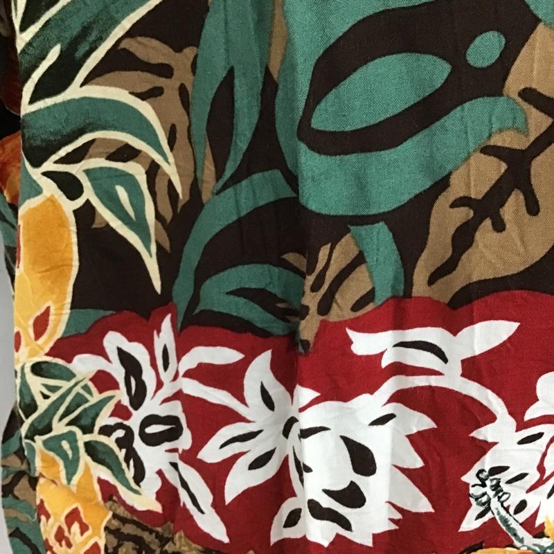 古着 USED シャツ、ブラウス 半袖 アロハシャツ ハイビスカス S 総柄 マルチカラー / マルチカラー /  メンズ USED 古着 中古 10091977