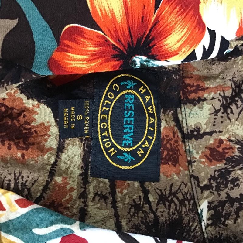 古着 USED シャツ、ブラウス 半袖 アロハシャツ ハイビスカス S 総柄 マルチカラー / マルチカラー /  メンズ USED 古着 中古 10091977