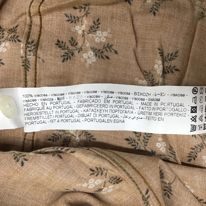 ザラ ZARA シャツ、ブラウス 長袖 5600 412 703 M 花柄 橙 / オレンジ /  メンズ USED 古着 中古 10091990