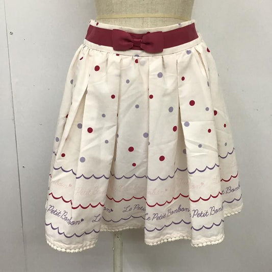 アンクルージュ ANKROUGE スカート ミニスカート ミニスカート フレアスカート M プリント X ドット マルチカラー / マルチカラー /  レディース USED 古着 中古 10092083