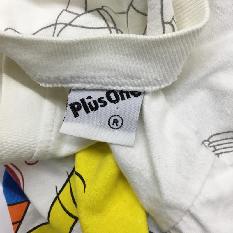 プラスワン PLUS ONE Tシャツ 半袖 TWEETY トゥイーティー キャラクター 白 / ホワイト /  メンズ USED 古着 中古 10092252