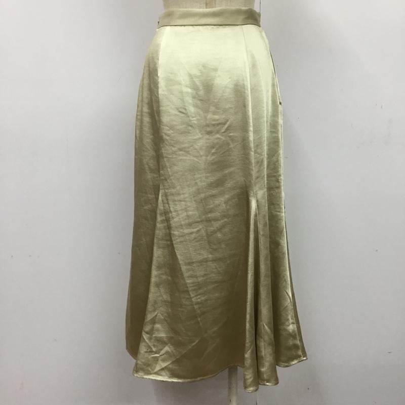 マウジー MOUSSY スカート ロングスカート 010EAW30-7720 SATAINMERMAIDスカート ロングスカート フレアスカート 1 無地 ベージュ / ベージュ /  レディース USED 古着 中古 10092271