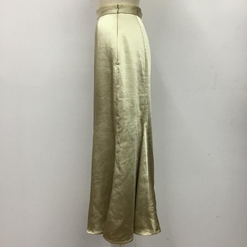 マウジー MOUSSY スカート ロングスカート 010EAW30-7720 SATAINMERMAIDスカート ロングスカート フレアスカート 1 無地 ベージュ / ベージュ /  レディース USED 古着 中古 10092271
