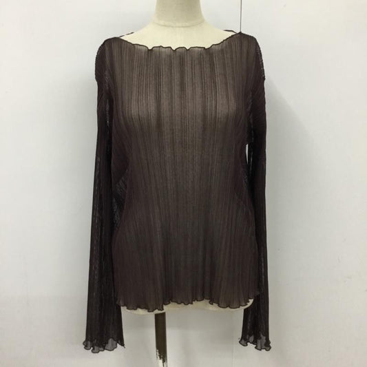 フーズフーチコ who's who Chico カットソー 長袖 FREE 無地 紫 / パープル /  レディース USED 古着 中古 10092282