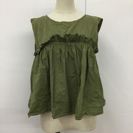 レイビームス Ray BEAMS タンクトップ タンクトップ ノースリーブ M 無地 カーキ / カーキ /  レディース USED 古着 中古 10092283