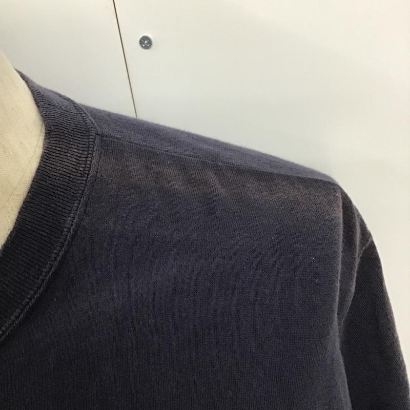 ラッツ RATS Tシャツ 半袖 J.ROGER13 L ロゴ、文字 紺 / ネイビー /  メンズ USED 古着 中古 10092338