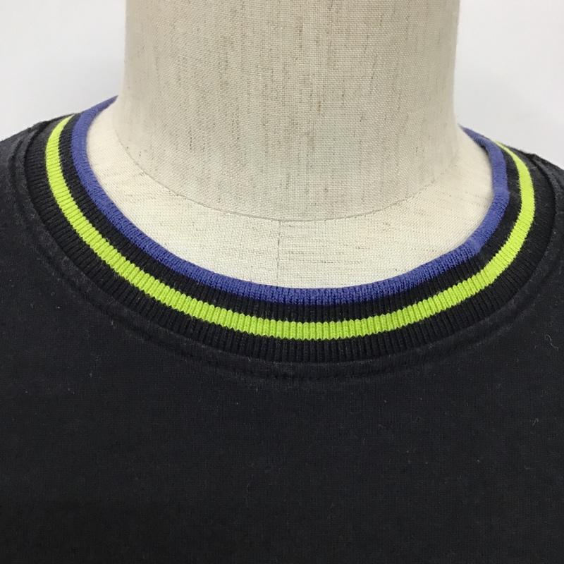 ステューシー STUSSY Tシャツ 半袖 ラインリブ 胸ポケット M 無地 黒 / ブラック / X 青 / ブルー / X 黄 / イエロー /  メンズ USED 古着 中古 10092357