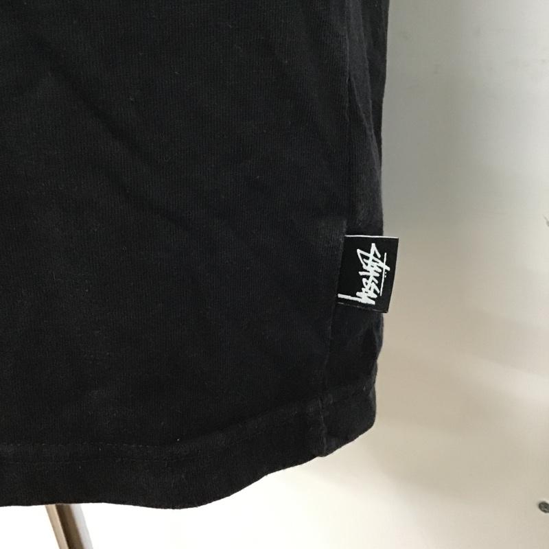 ステューシー STUSSY Tシャツ 半袖 ラインリブ 胸ポケット M 無地 黒 / ブラック / X 青 / ブルー / X 黄 / イエロー /  メンズ USED 古着 中古 10092357