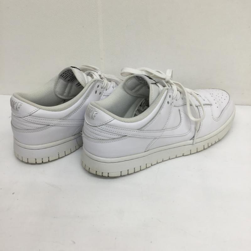 ナイキ NIKE スニーカー スニーカー WMNS DUNK LOW TRIPLE WHITE ウィメンズ ダンク ロー トリプル ホワイト DD1503-109 27.0cm ロゴ、文字 白 / ホワイト /  メンズ USED 古着 中古 10092391