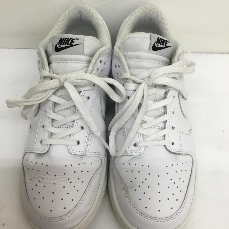 ナイキ NIKE スニーカー スニーカー WMNS DUNK LOW TRIPLE WHITE ウィメンズ ダンク ロー トリプル ホワイト DD1503-109 27.0cm ロゴ、文字 白 / ホワイト /  メンズ USED 古着 中古 10092391