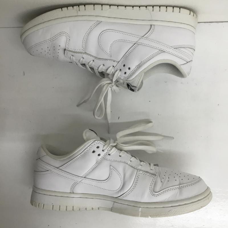 ナイキ NIKE スニーカー スニーカー WMNS DUNK LOW TRIPLE WHITE ウィメンズ ダンク ロー トリプル ホワイト DD1503-109 27.0cm ロゴ、文字 白 / ホワイト /  メンズ USED 古着 中古 10092391