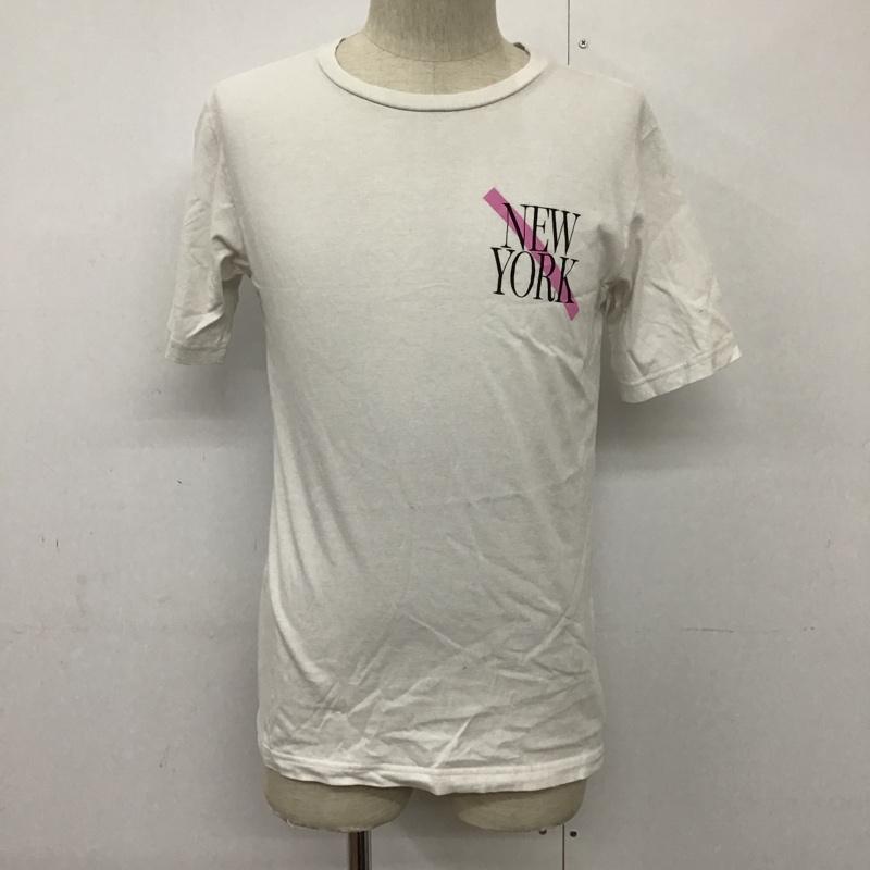 サタデーズサーフニューヨークシティー SATURDAYS SURF NYC Tシャツ 半袖 PBM-3607-A M ロゴ、文字 白 / ホワイト /  メンズ USED 古着 中古 10092426