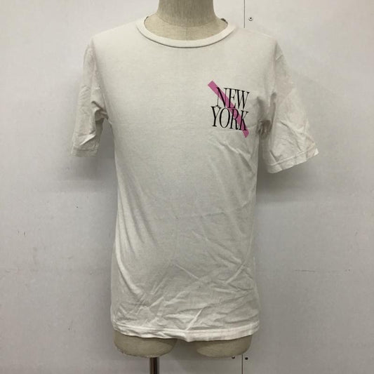 サタデーズサーフニューヨークシティー SATURDAYS SURF NYC Tシャツ 半袖 PBM-3607-A M ロゴ、文字 白 / ホワイト /  メンズ USED 古着 中古 10092426