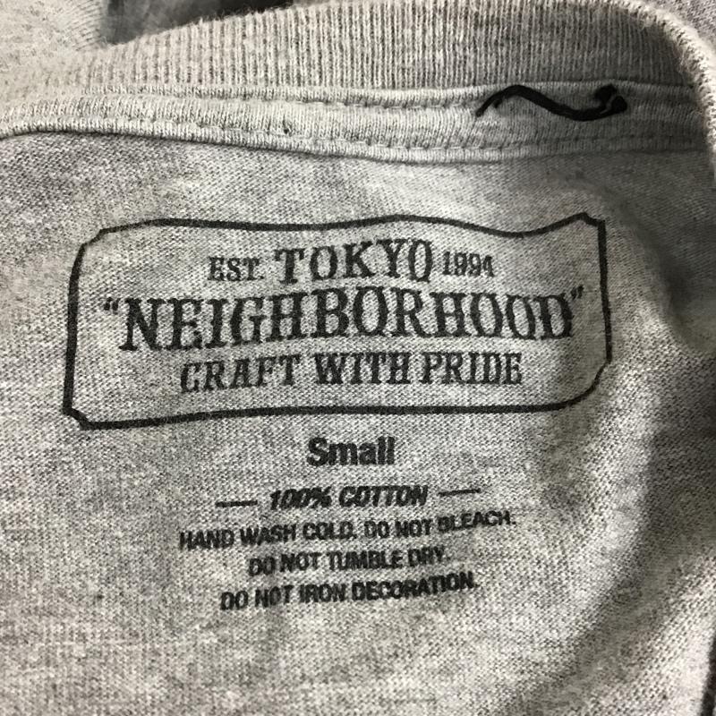ネイバーフッド NEIGHBORHOOD Tシャツ 半袖 クルーネック プリント S ロゴ、文字 灰 / グレー /  メンズ USED 古着 中古 10092427