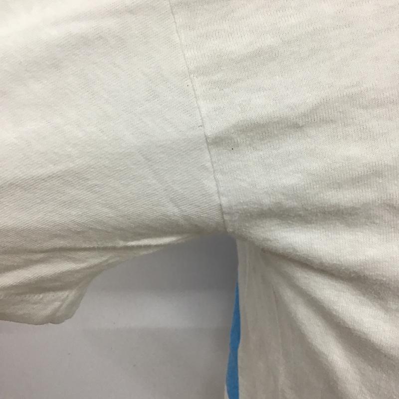 古着 USED Tシャツ 半袖 バックプリント サーフィン stedman M ロゴ、文字 白 / ホワイト /  メンズ USED 古着 中古 10092431