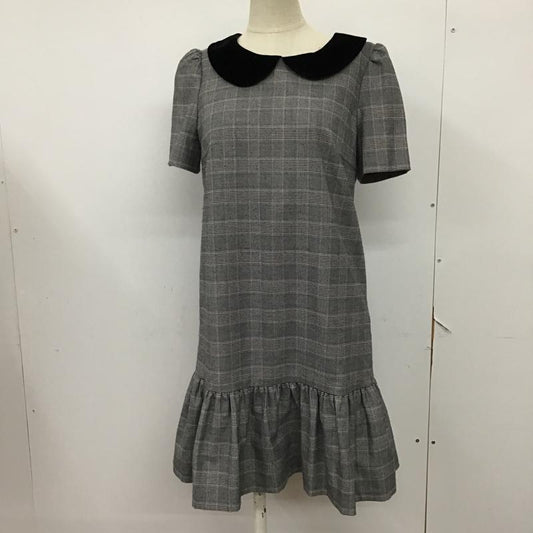 ジルスチュアート JILLSTUART ワンピース ひざ丈スカート M チェック マルチカラー / マルチカラー /  レディース USED 古着 中古 10092482