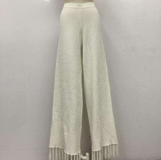 ザラ ZARA ボトムス ボトムス タグ付 L 無地 白 / ホワイト /  レディース USED 古着 中古 10092501