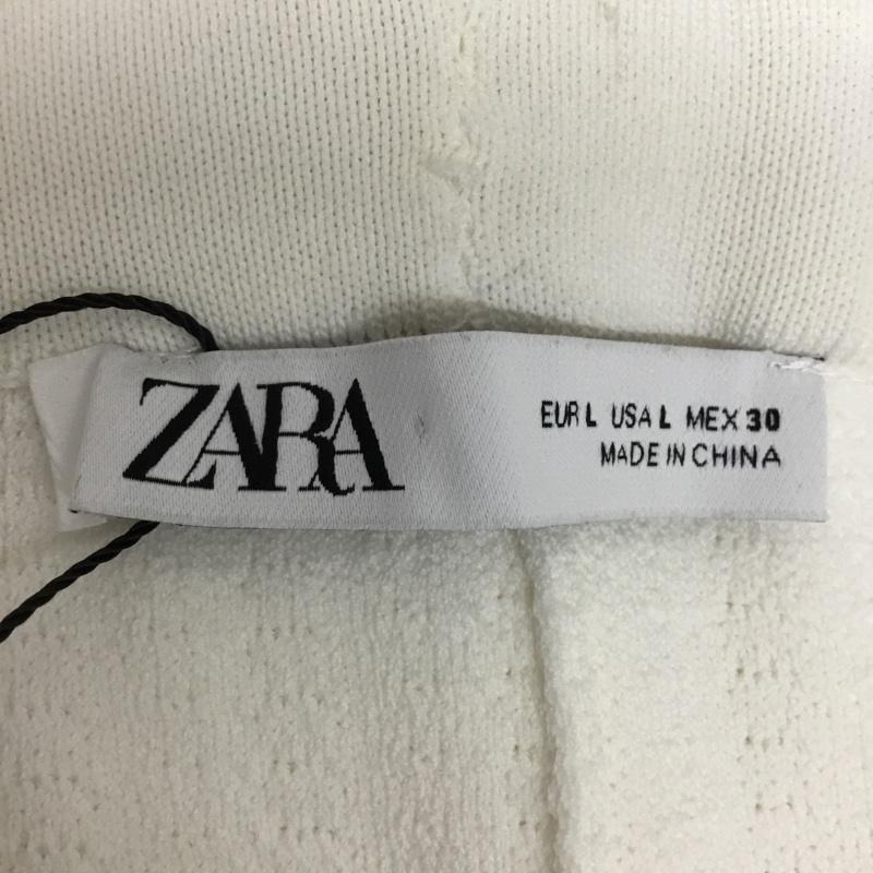 ザラ ZARA ボトムス ボトムス タグ付 L 無地 白 / ホワイト /  レディース USED 古着 中古 10092501