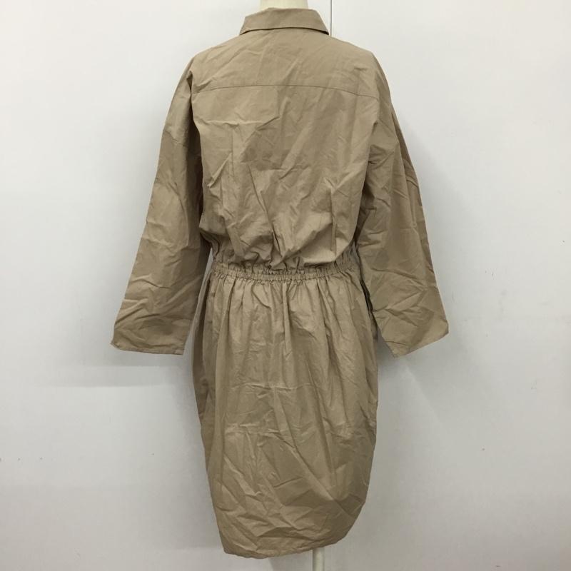 ケービーエフ KBF ワンピース ひざ丈スカート KB62-26M070 FREE 無地 ベージュ / ベージュ /  レディース USED 古着 中古 10092508