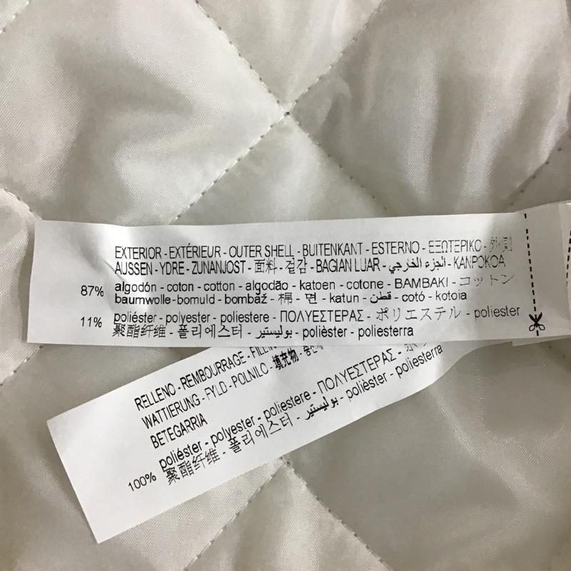 ザラ ZARA ジャケット、上着 ジャケット、ブレザー キルティングジャケット タグ付 L 無地 白 / ホワイト /  レディース USED 古着 中古 10092546