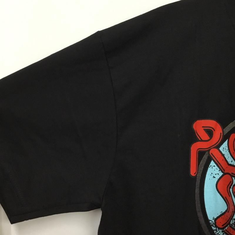 古着 USED Tシャツ 半袖 movie music バンドTシャツ プリントT Rolling Stones ローリング・ストーンズ XL プリント X ロゴ、文字 黒 / ブラック /  メンズ USED 古着 中古 10092680