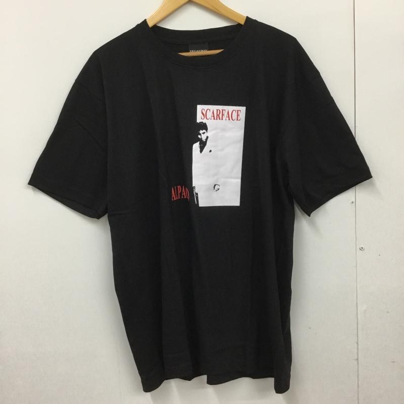 古着 USED Tシャツ 半袖 movie music バンドTシャツ プリントT スカーフェイス Scarface XL 無地 X ロゴ、文字 X プリント 黒 / ブラック /  メンズ USED 古着 中古 10092765