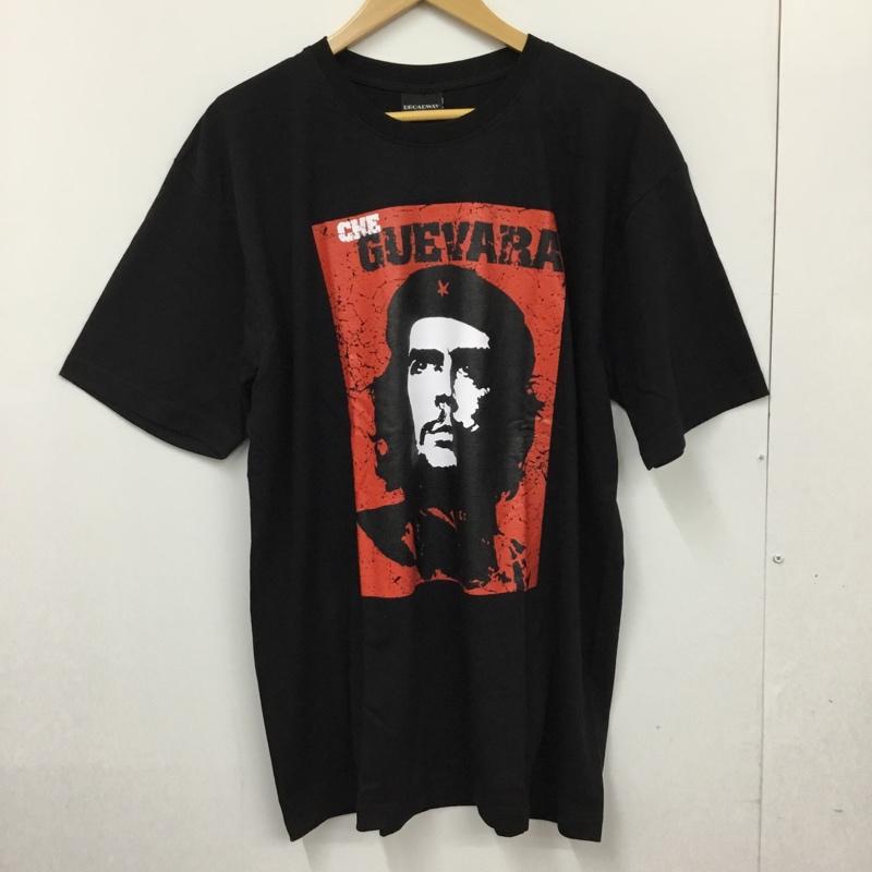 古着 USED Tシャツ 半袖 movie music バンドTシャツ プリントT チェ・ゲバラ Guevara XL ロゴ、文字 X プリント 黒 / ブラック /  メンズ USED 古着 中古 10092804