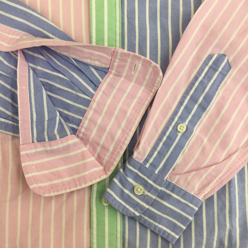 ラルフローレン RALPHLAUREN シャツ、ブラウス 長袖 XS ストライプ マルチカラー / マルチカラー /  メンズ USED 古着 中古 10092845