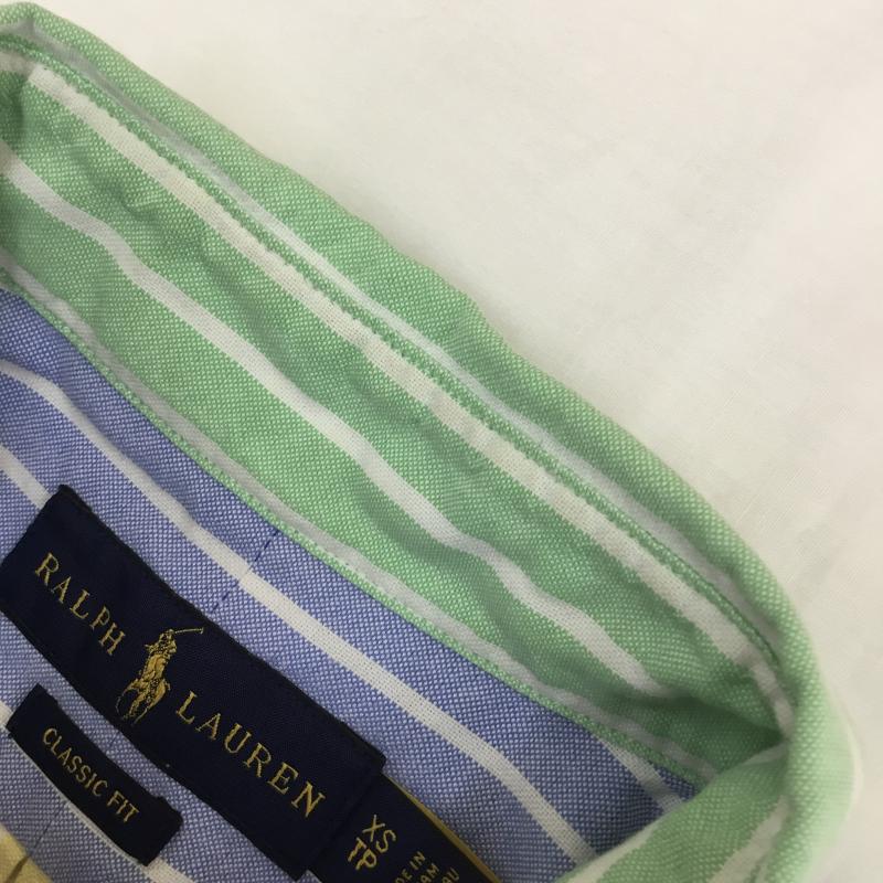 ラルフローレン RALPHLAUREN シャツ、ブラウス 長袖 XS ストライプ マルチカラー / マルチカラー /  メンズ USED 古着 中古 10092845