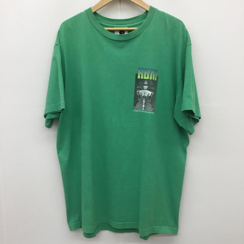 リアルバッドマン REAL BAD MAN Tシャツ 半袖 USED加工 XL プリント 緑 / グリーン /  メンズ USED 古着 中古 10092848