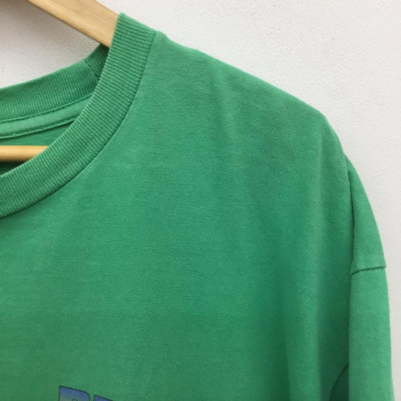 リアルバッドマン REAL BAD MAN Tシャツ 半袖 USED加工 XL プリント 緑 / グリーン /  メンズ USED 古着 中古 10092848