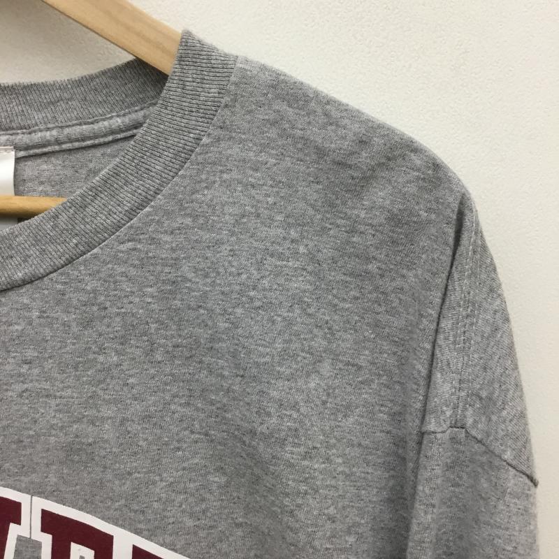 ビーバー BEAVER Tシャツ 長袖 KAN カン XL ロゴ、文字 灰 / グレー /  メンズ USED 古着 中古 10092849