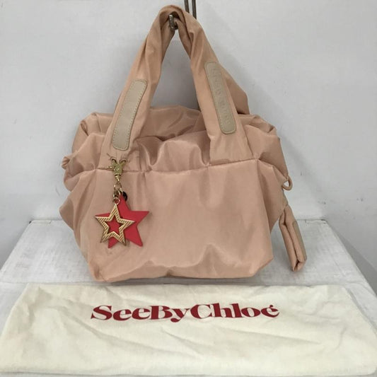 シーバイクロエ SEE BY CHLOE ハンドバッグ ハンドバッグ 01-15-82-65 JOYRIDER 無地 桃 / ピンク /  レディース USED 古着 中古 10092864